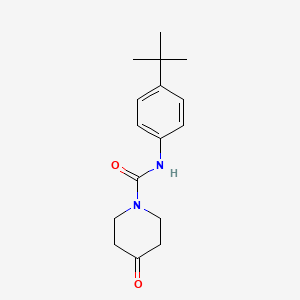 molecular formula C16H22N2O2 B14187245 N-(4-tert-Butylphenyl)-4-oxopiperidine-1-carboxamide CAS No. 833491-44-4