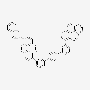 1-Naphthalen-2-yl-6-[3-[4-(3-pyren-1-ylphenyl)phenyl]phenyl]pyrene