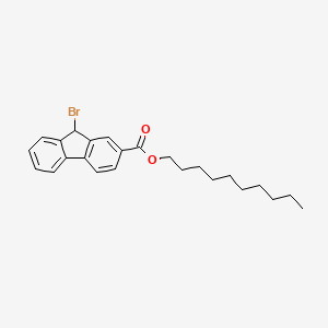 Decyl 9-bromo-9H-fluorene-2-carboxylate