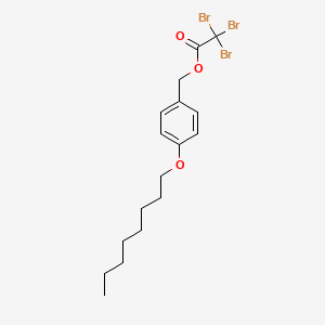 molecular formula C17H23Br3O3 B14187266 [4-(Octyloxy)phenyl]methyl tribromoacetate CAS No. 922722-04-1