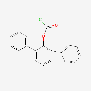 molecular formula C19H13ClO2 B14187278 (2,6-Diphenylphenyl) carbonochloridate CAS No. 917897-83-7