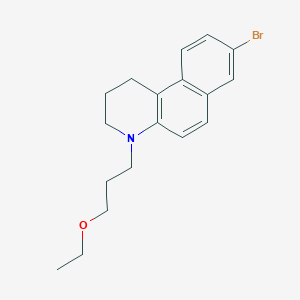 8-Bromo-4-(3-ethoxypropyl)-1,2,3,4-tetrahydrobenzo[f]quinoline