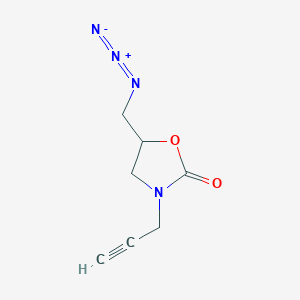 5-(Azidomethyl)-3-(prop-2-yn-1-yl)-1,3-oxazolidin-2-one