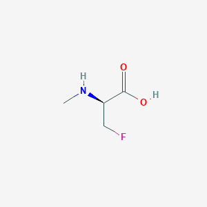 molecular formula C4H8FNO2 B14187345 3-Fluoro-N-methyl-D-alanine CAS No. 918409-21-9