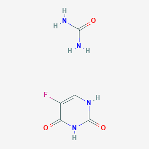 molecular formula C5H7FN4O3 B14187347 5-fluoro-1H-pyrimidine-2,4-dione;urea CAS No. 922167-05-3