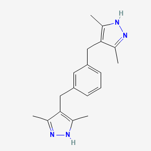 4,4'-[1,3-Phenylenebis(methylene)]bis(3,5-dimethyl-1H-pyrazole)