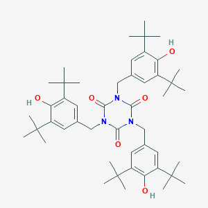 molecular formula C48H69N3O6 B141874 1,3,5-三(3,5-二叔丁基-4-羟基苄基)-1,3,5-三嗪烷-2,4,6-三酮 CAS No. 27676-62-6