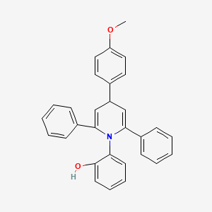 2-[4-(4-Methoxyphenyl)-2,6-diphenylpyridin-1(4H)-yl]phenol