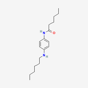 N-[4-(hexylamino)phenyl]hexanamide