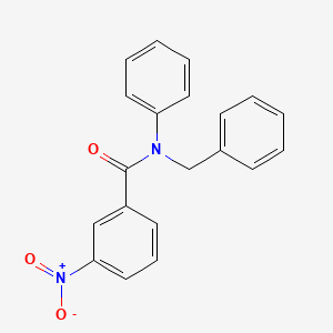 molecular formula C20H16N2O3 B14187439 N-benzyl-3-nitro-N-phenylbenzamide 