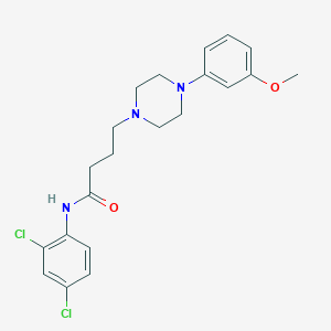 N-(2,4-Dichlorophenyl)-4-[4-(3-methoxyphenyl)piperazin-1-yl]butanamide