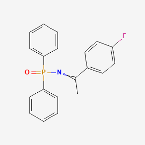 N-[1-(4-Fluorophenyl)ethylidene]-P,P-diphenylphosphinic amide