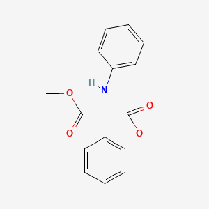 molecular formula C17H17NO4 B14187480 Dimethyl anilino(phenyl)propanedioate CAS No. 918866-93-0