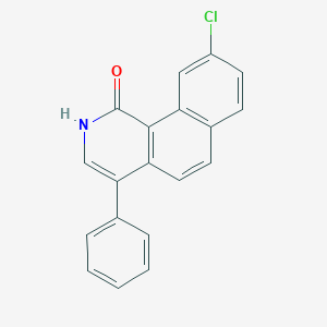 9-Chloro-4-phenylbenzo[h]isoquinolin-1(2h)-one