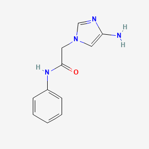 2-(4-Amino-1H-imidazol-1-yl)-N-phenylacetamide