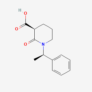 (3S)-2-oxo-1-[(1R)-1-phenylethyl]piperidine-3-carboxylic acid