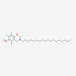 5,7,8-Trimethyl-3-octadecyl-3,4-dihydro-2H-1,3-benzoxazin-6-ol