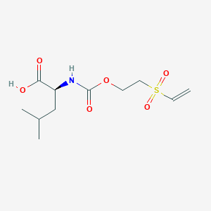 N-{[2-(Ethenesulfonyl)ethoxy]carbonyl}-L-leucine