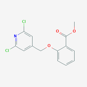 Methyl 2-[(2,6-dichloropyridin-4-yl)methoxy]benzoate