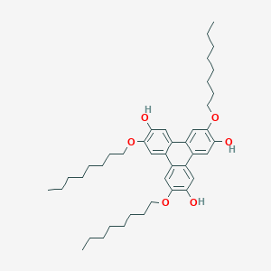 molecular formula C42H60O6 B14187589 3,7,10-Tris(octyloxy)triphenylene-2,6,11-triol CAS No. 906663-86-3