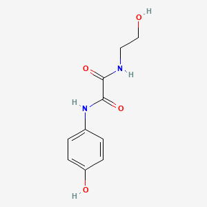 N~1~-(2-Hydroxyethyl)-N~2~-(4-hydroxyphenyl)ethanediamide