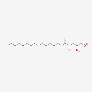 molecular formula C19H39NO3 B14187619 3,4-Dihydroxy-N-pentadecylbutanamide CAS No. 856454-01-8