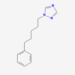 1-(5-Phenylpentyl)-1H-1,2,4-triazole