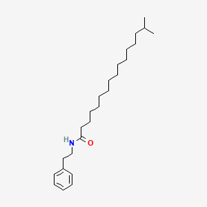 molecular formula C25H43NO B14187645 15-Methyl-N-(2-phenylethyl)hexadecanamide CAS No. 921607-18-3