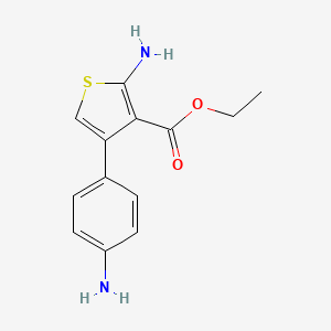 Ethyl 2-amino-4-(4-aminophenyl)thiophene-3-carboxylate