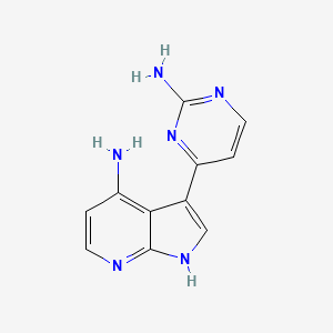 1H-Pyrrolo[2,3-b]pyridin-4-amine, 3-(2-amino-4-pyrimidinyl)-