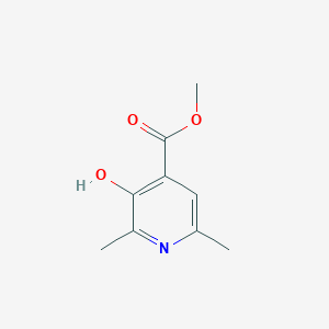 molecular formula C9H11NO3 B14187756 Methyl 3-hydroxy-2,6-dimethylpyridine-4-carboxylate CAS No. 848598-77-6