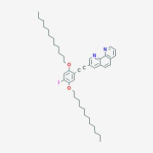 3-{[2,5-Bis(dodecyloxy)-4-iodophenyl]ethynyl}-1,10-phenanthroline