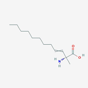 molecular formula C13H25NO2 B14187809 (2R)-2-amino-2-methyldodec-3-enoic acid CAS No. 917603-85-1