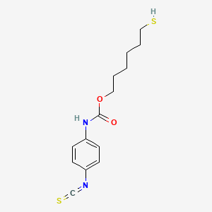 6-Sulfanylhexyl (4-isothiocyanatophenyl)carbamate