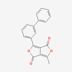 3-([1,1'-Biphenyl]-3-yl)-6-methyl-1H,4H-furo[3,4-c]furan-1,4-dione