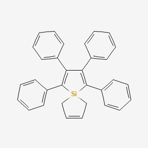 1,2,3,4-Tetraphenyl-5-silaspiro[4.4]nona-1,3,7-triene