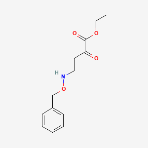 Ethyl 4-[(benzyloxy)amino]-2-oxobutanoate