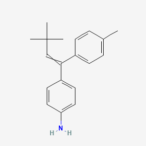 4-[3,3-Dimethyl-1-(4-methylphenyl)but-1-en-1-yl]aniline