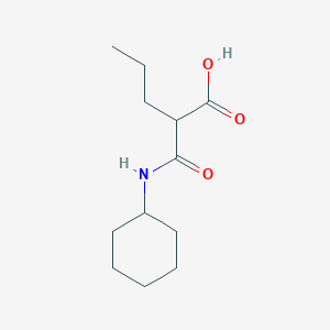 2-(Cyclohexylcarbamoyl)pentanoic acid