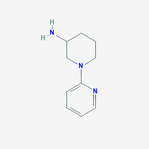 molecular formula C10H15N3 B1418794 1-(吡啶-2-基)哌啶-3-胺 CAS No. 1185538-19-5