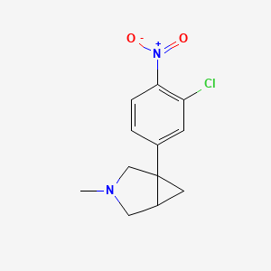 1-(3-Chloro-4-nitrophenyl)-3-methyl-3-azabicyclo[3.1.0]hexane