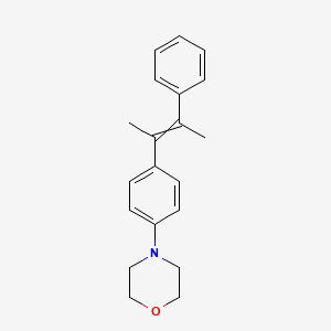 4-[4-(3-Phenylbut-2-en-2-yl)phenyl]morpholine