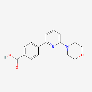 4-[6-(Morpholin-4-yl)pyridin-2-yl]benzoic acid