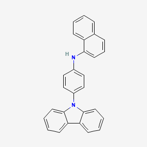 N-[4-(9H-Carbazol-9-YL)phenyl]naphthalen-1-amine