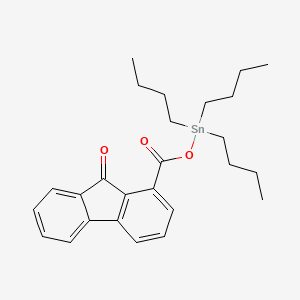 1-{[(Tributylstannyl)oxy]carbonyl}-9H-fluoren-9-one