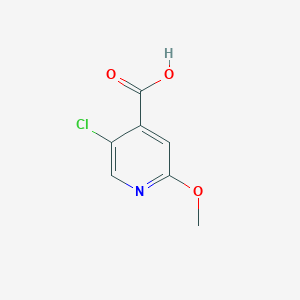 molecular formula C7H6ClNO3 B1418798 5-Chloro-2-methoxyisonicotinic acid CAS No. 88912-22-5