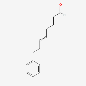 molecular formula C14H18O B14187980 8-Phenyloct-5-enal CAS No. 835597-90-5