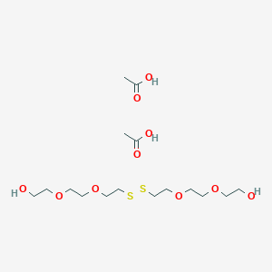 Acetic acid;2-[2-[2-[2-[2-(2-hydroxyethoxy)ethoxy]ethyldisulfanyl]ethoxy]ethoxy]ethanol