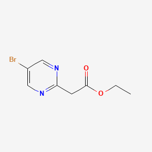 molecular formula C8H9BrN2O2 B1418799 Ethyl 2-(5-bromopyrimidin-2-yl)acetate CAS No. 1134327-91-5