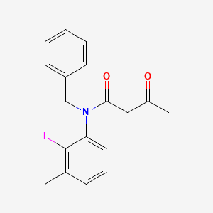 molecular formula C18H18INO2 B14188037 N-Benzyl-N-(2-iodo-3-methylphenyl)-3-oxobutanamide CAS No. 922142-22-1